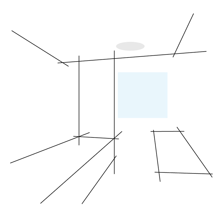 Graphic Badezimmer